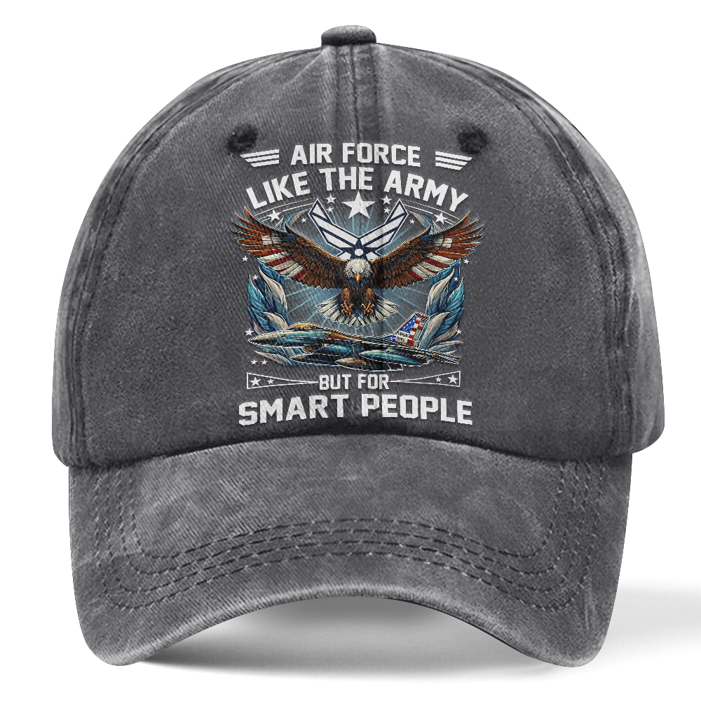 Personalizable Air Force Fly Fight Win Washed Cap