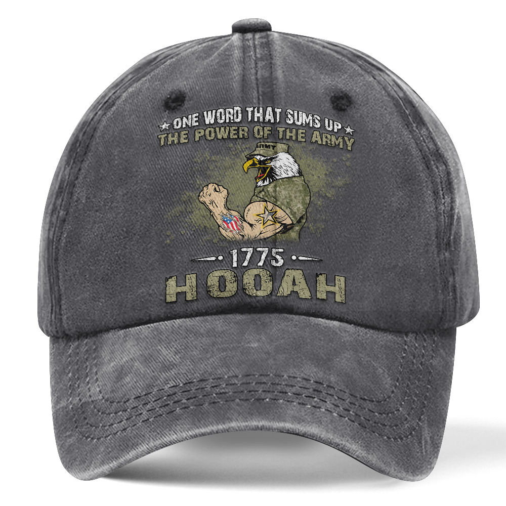 Personalizable The Power Of The Army Washed Cap