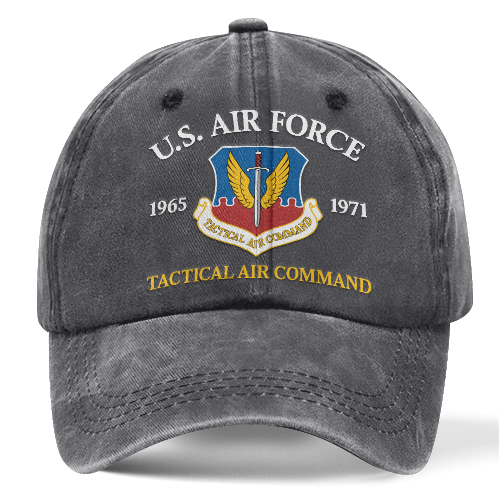 Personalizable Air Force Washed Cap
