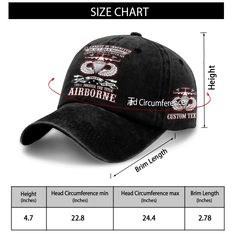 Airborne I Own Forever The Title Washed Cap