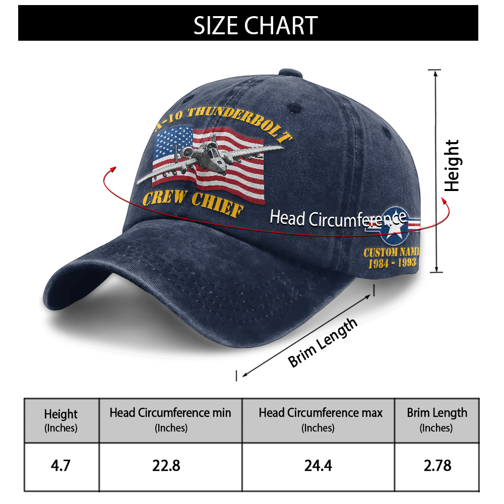Personalizable Air Force Washed Cap