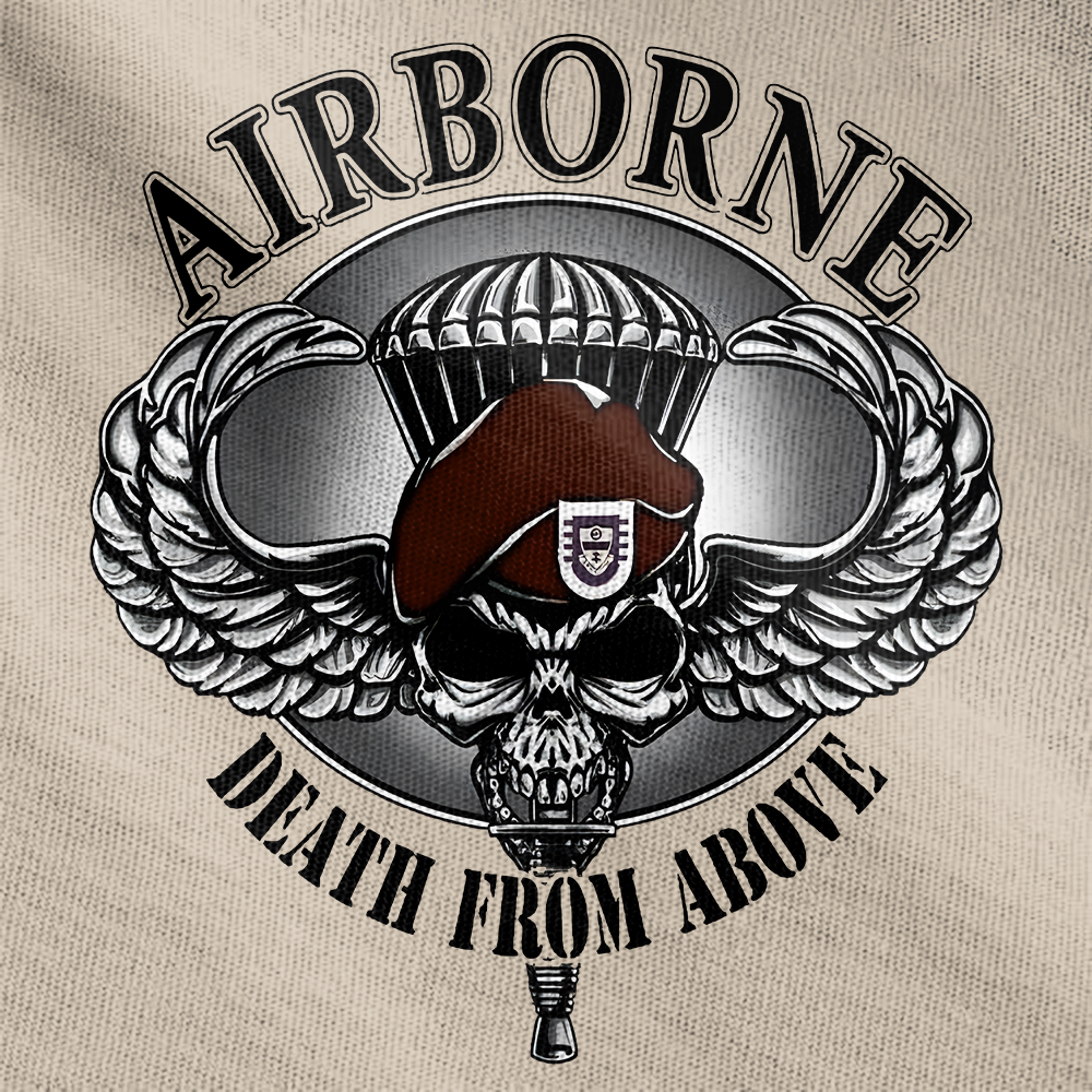 173rd Airborne Brigade Death From Above Tactical Polo Shirt