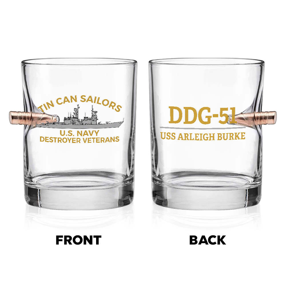 Personalizable Tin Can Sailors Bullet Whiskey Glass