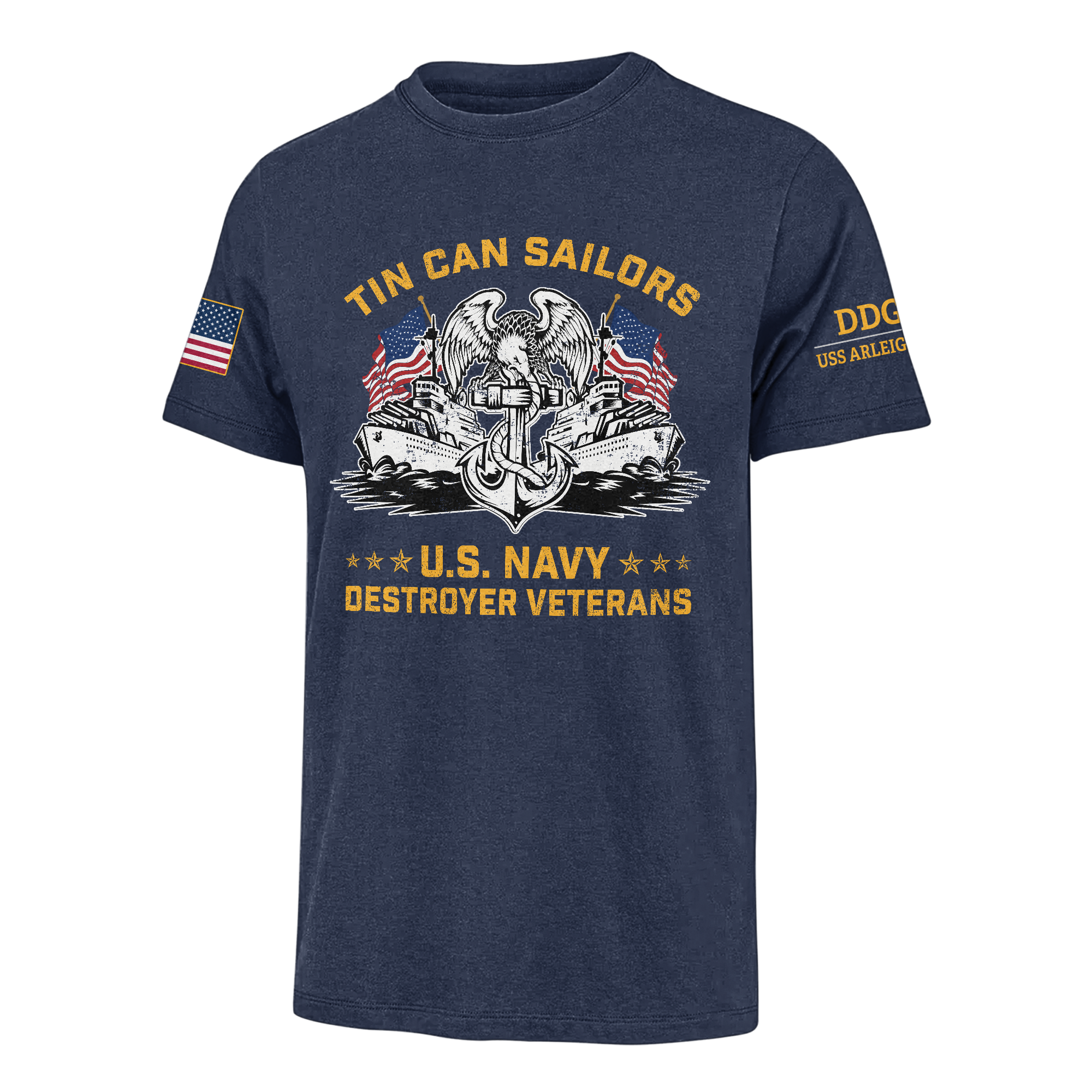 Personalizable Tin Can Sailors Classic T-shirt