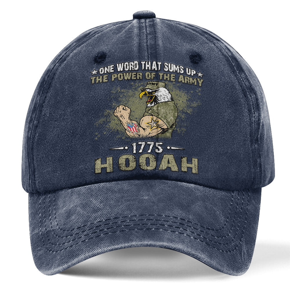 Personalizable The Power Of The Army Washed Cap
