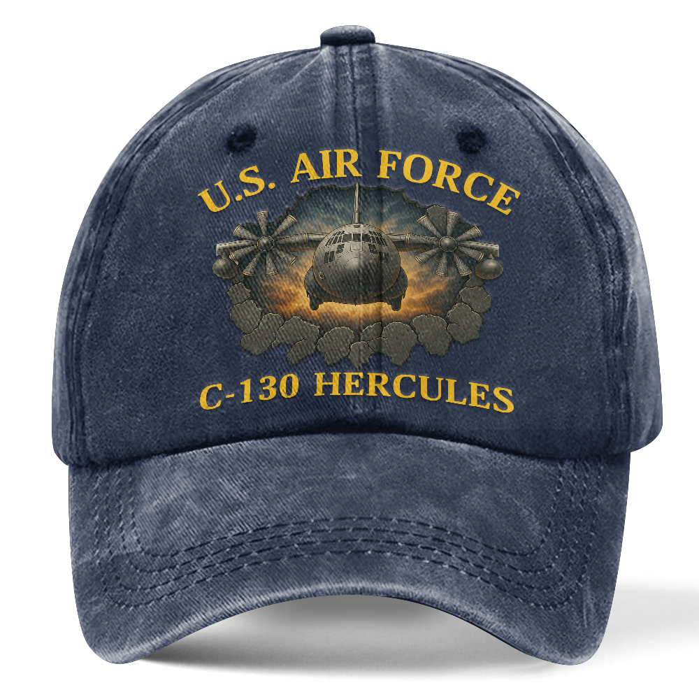 Personalizable Air Force Washed Cap