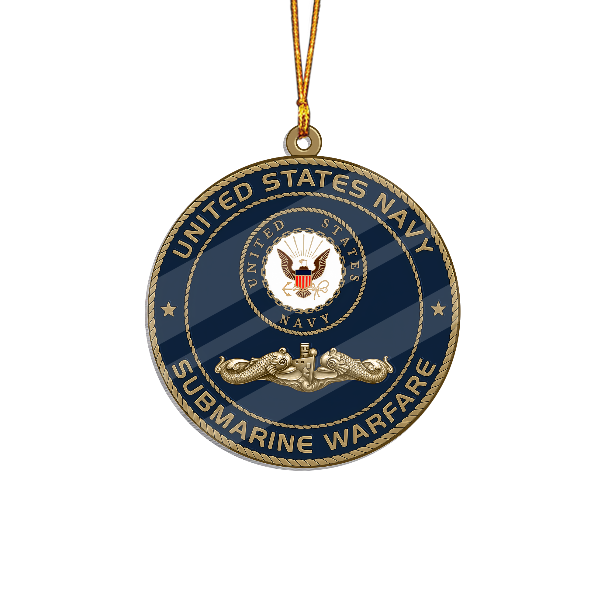 Navy Submarine Some Ships Are Designed To Sink Acrylic Ornament