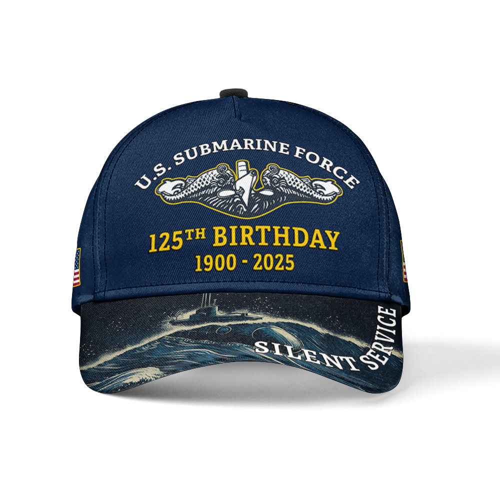 Navy Submarine 125th Birthday Classic T-shirt & Classic Cap Combo