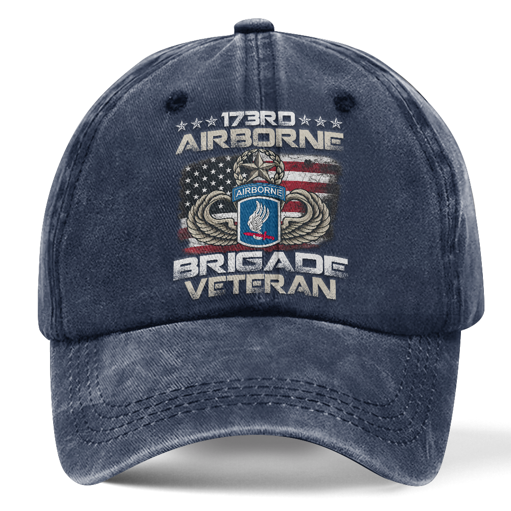 Personalizable 173rd Airborne Brigade Washed Cap