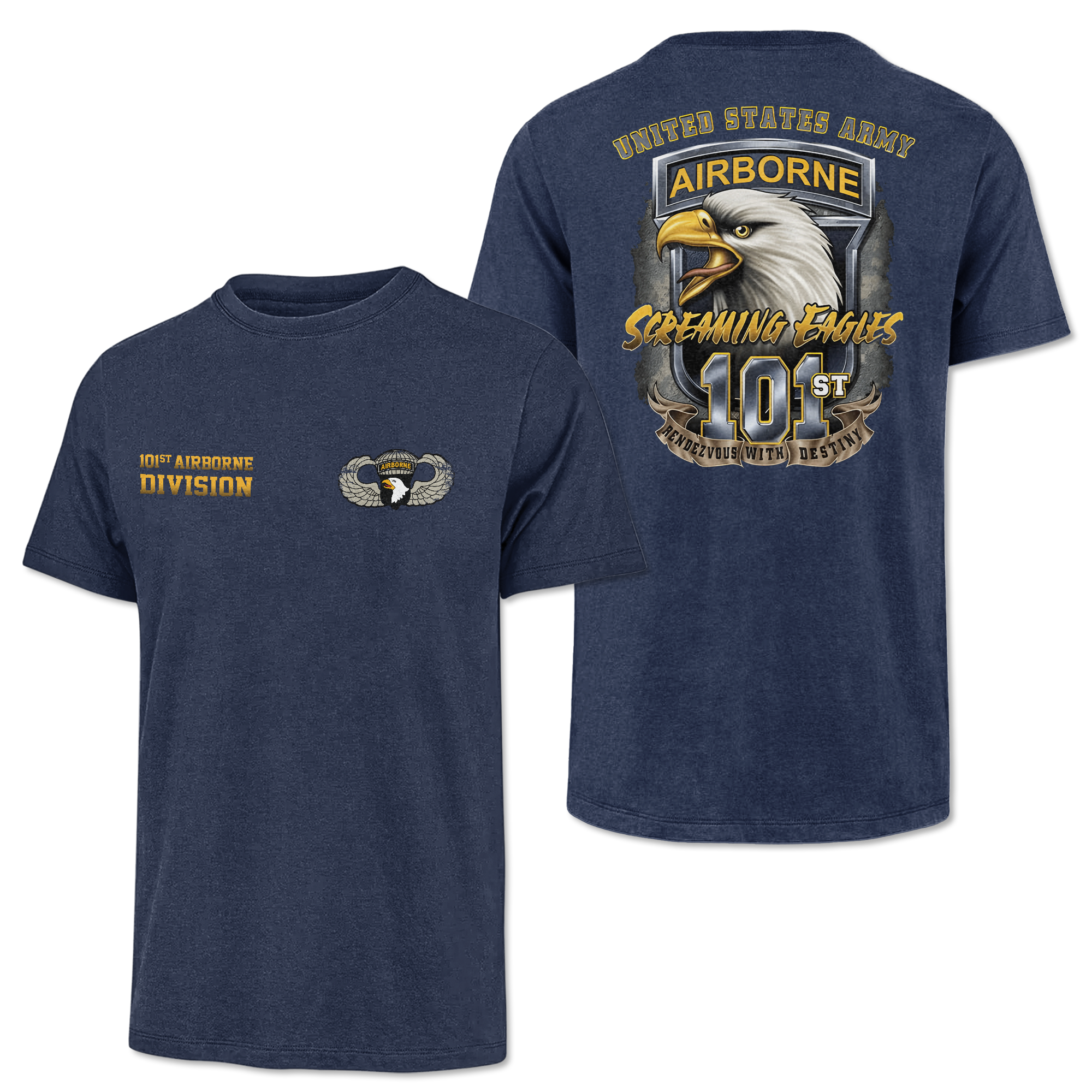 101st Airborne Division Double Sided Classic Tee