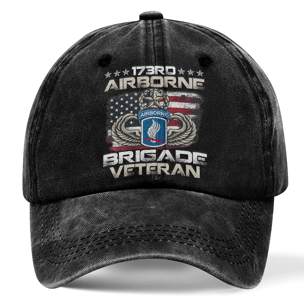 Personalizable 173rd Airborne Brigade Washed Cap