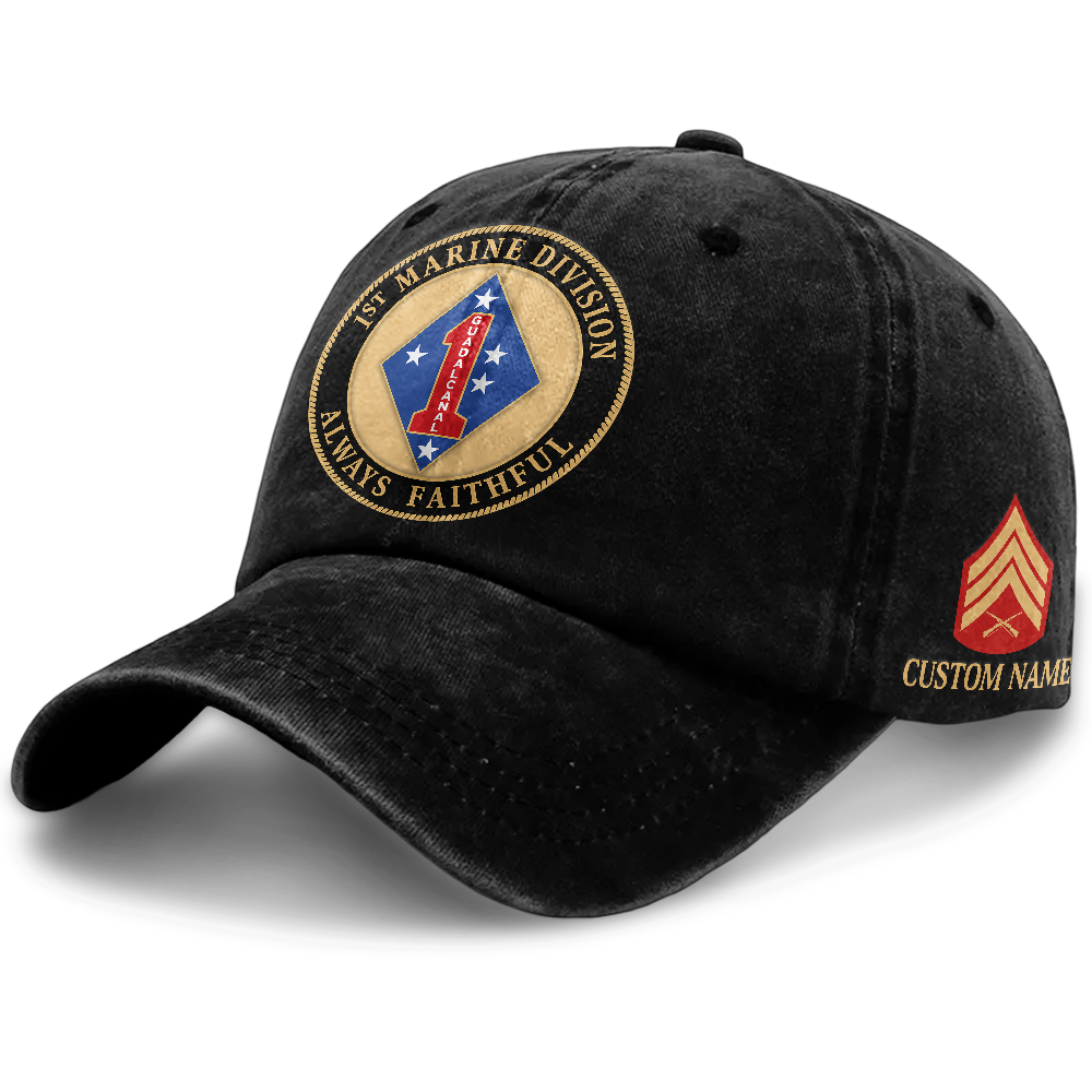Personalizable Always Faithful Washed Cap