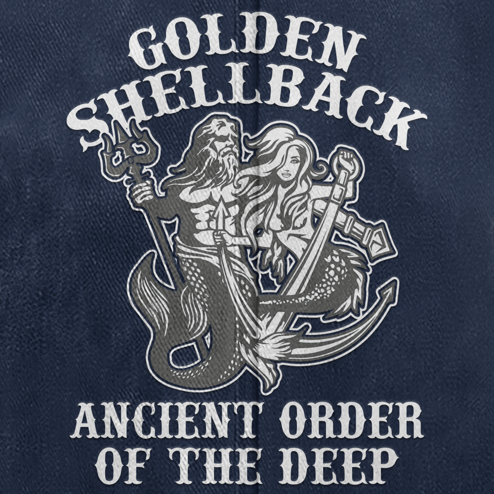 Personalizable Navy Shellback Washed Cap