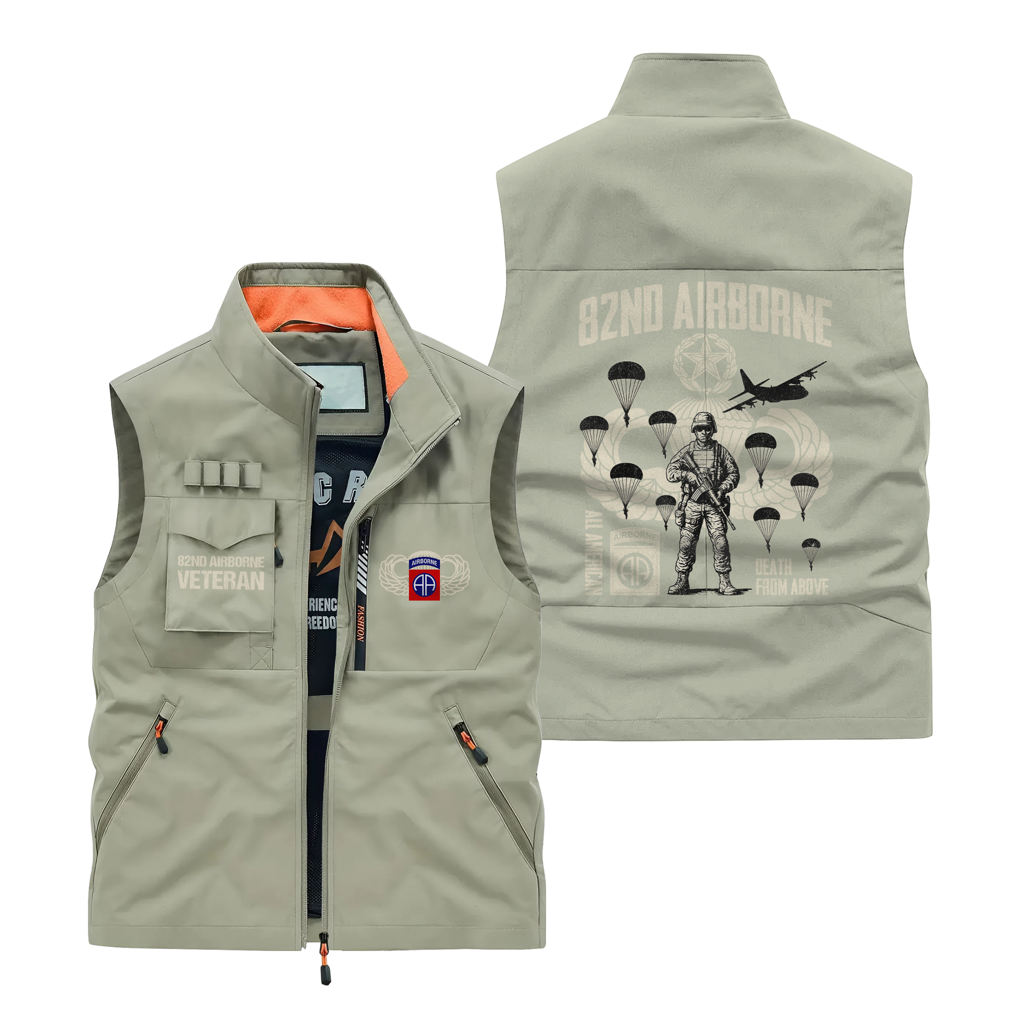 82nd Airborne Death From Above Pocket Vest