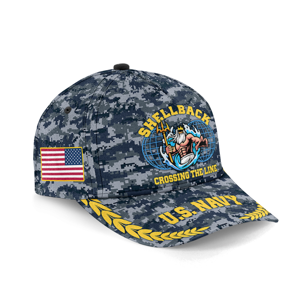 Shellback Crossing The Line Classic Cap