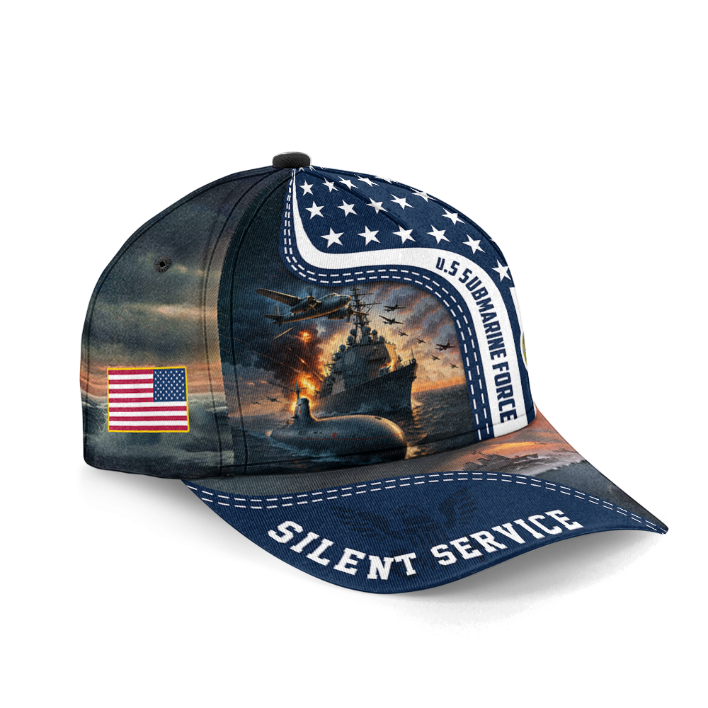 Navy Submarine Silent Service Classic Cap