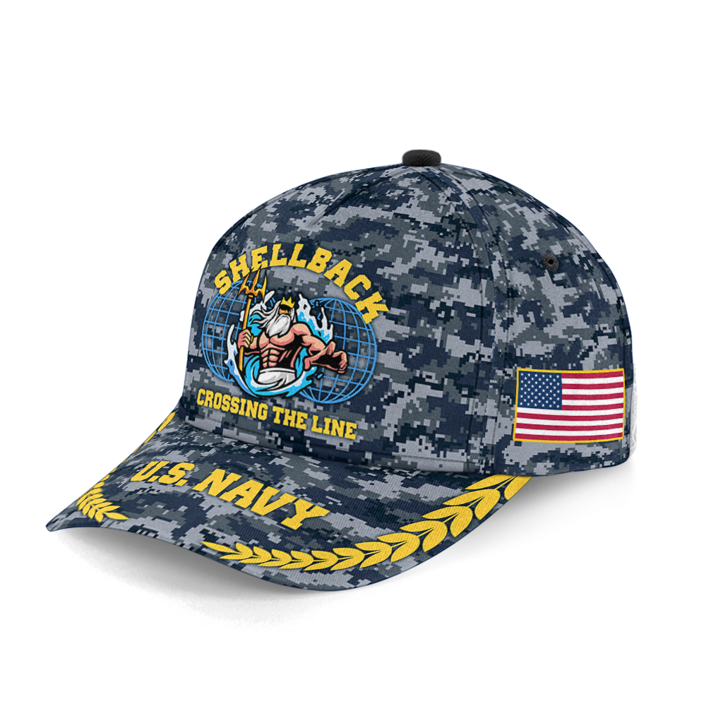 Shellback Crossing The Line Classic Cap