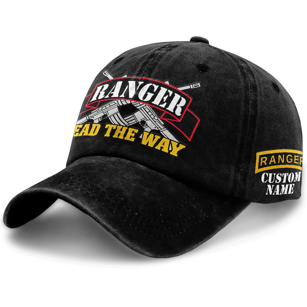 Personalizable Rangers Lead The Way Washed Cap