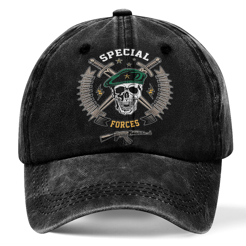 Personalizable Special Forces Washed Cap