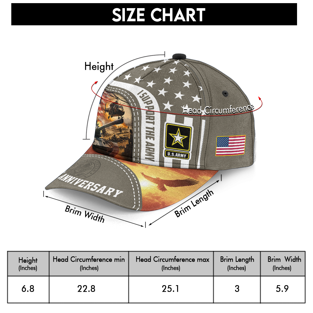 I Support The Army 250th Anniversary Classic Cap
