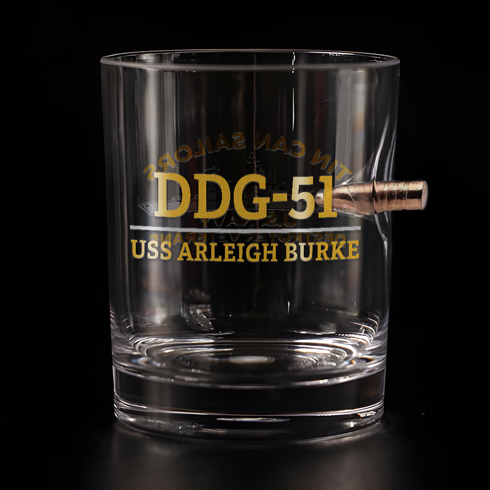 Personalizable Tin Can Sailors Bullet Whiskey Glass