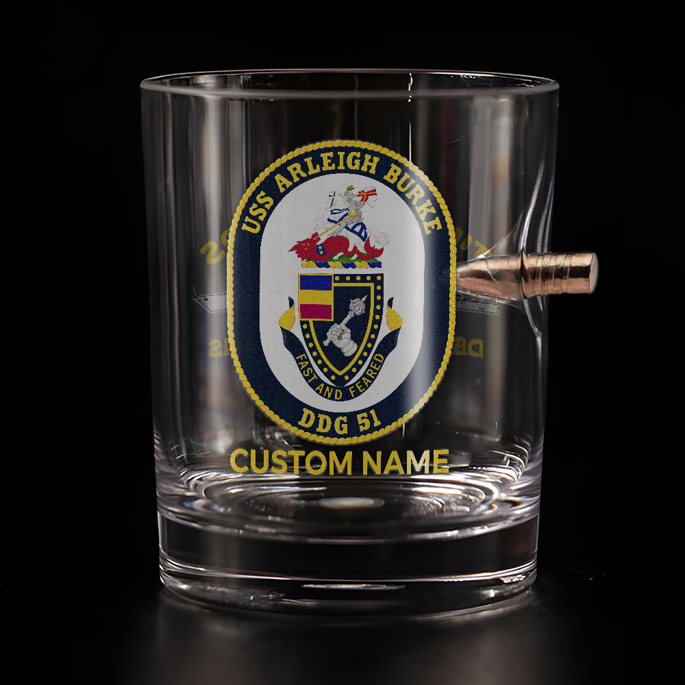 Personalizable Tin Can Sailors Bullet Whiskey Glass