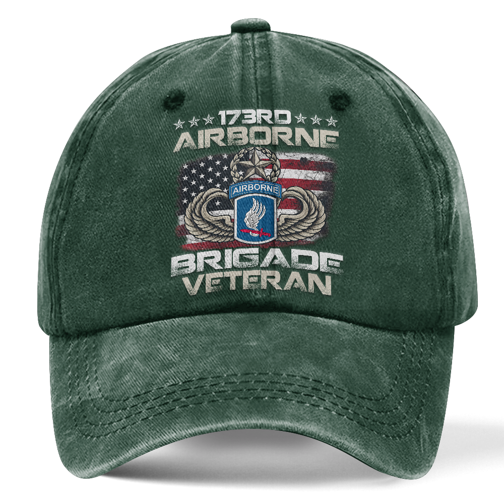 Personalizable 173rd Airborne Brigade Washed Cap