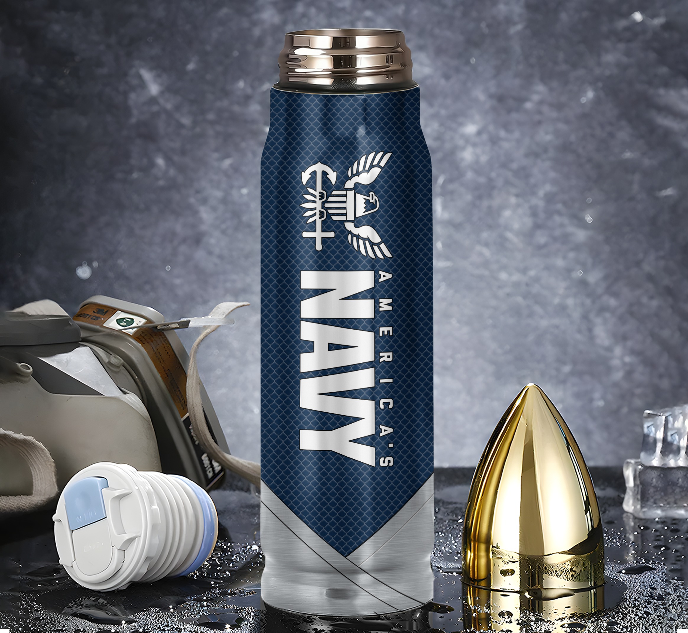 Navy Shellback Bullet Tumbler