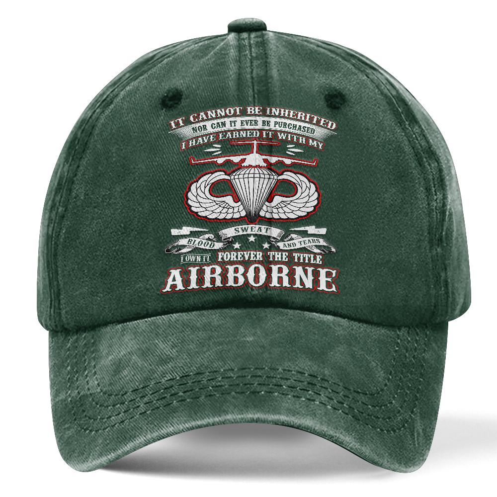 Airborne I Own Forever The Title Washed Cap