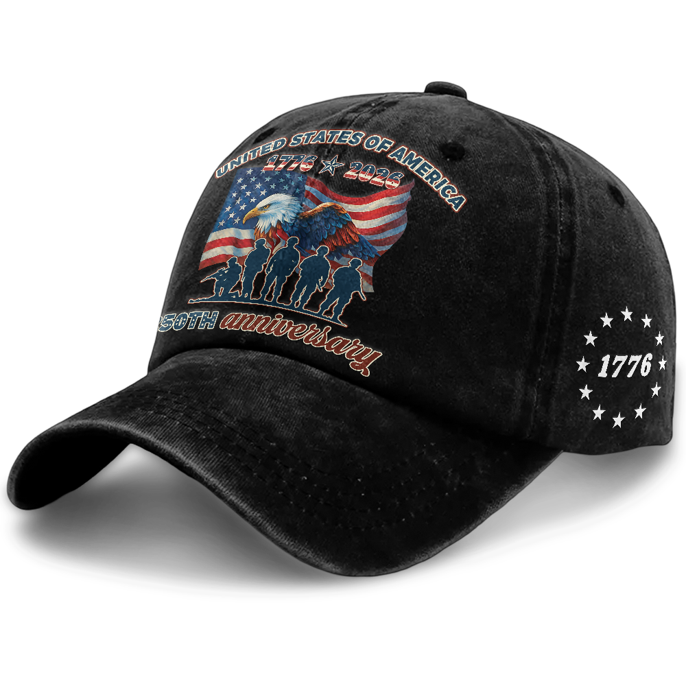 America 250th Anniversary Washed Cap