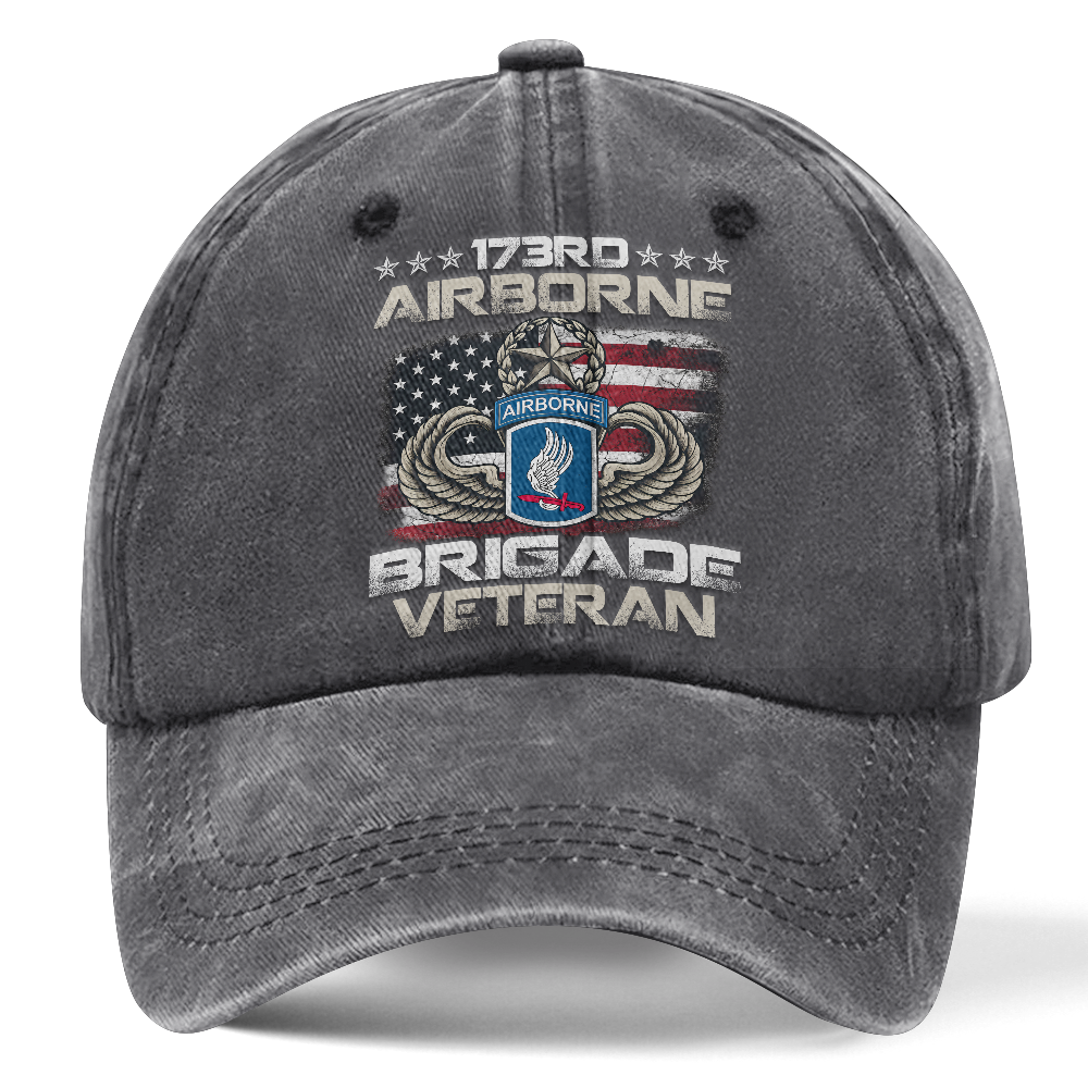 Personalizable 173rd Airborne Brigade Washed Cap