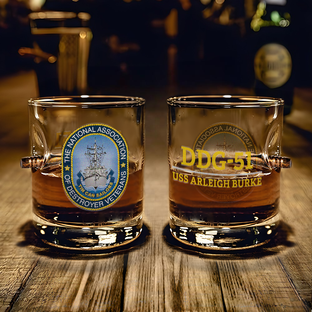 Personalizable Tin Can Sailors Bullet Whiskey Glass