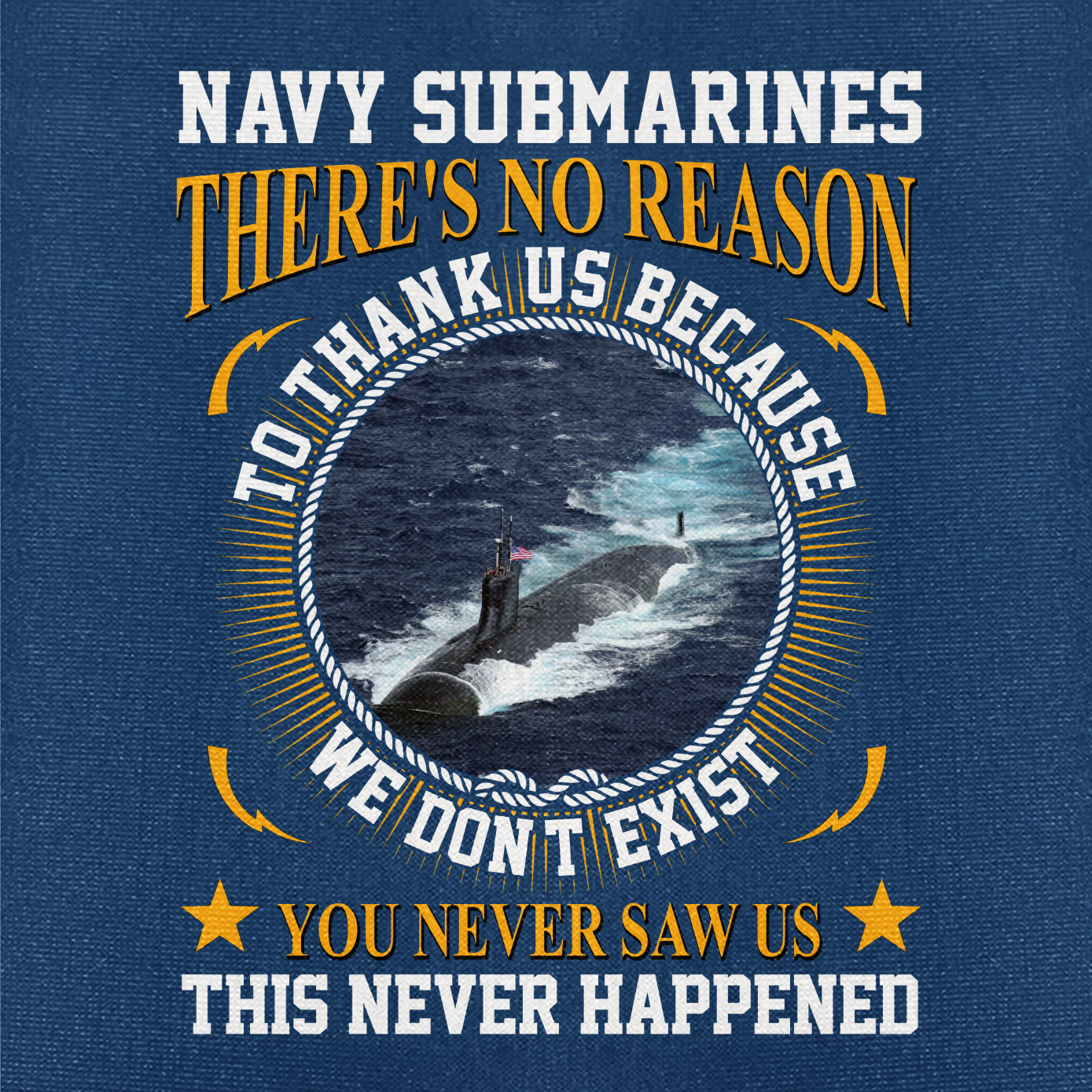 Navy Submarine There Are No Reasons To Thank Us Cuban Shirt