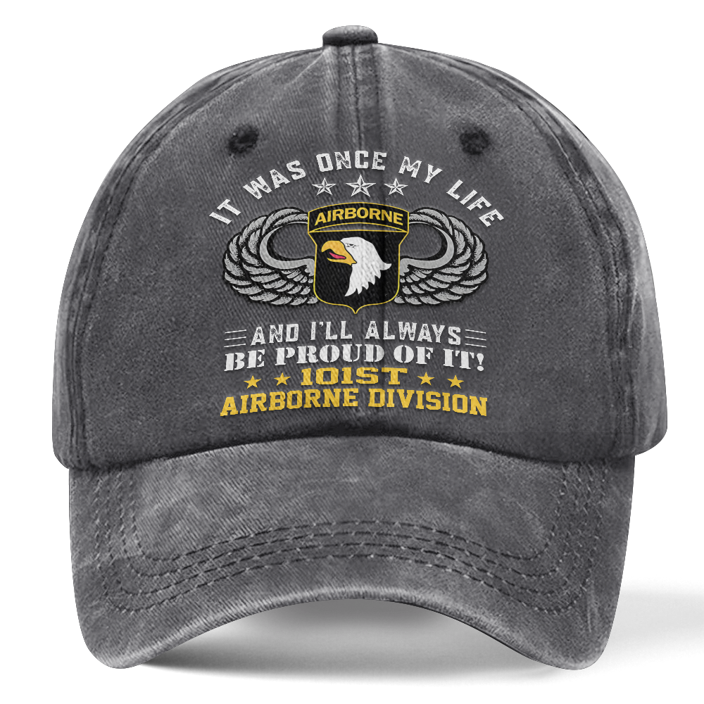 Airborne Screaming Eagles Washed Cap