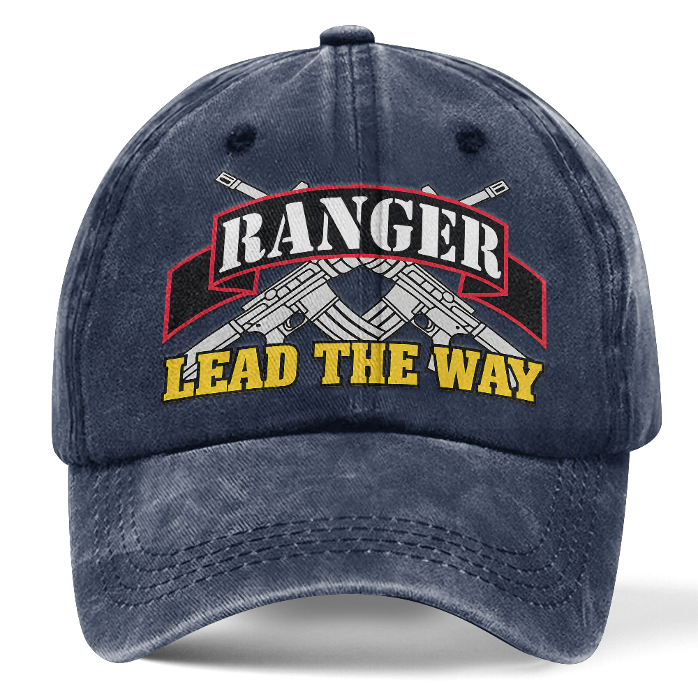 Personalizable Rangers Lead The Way Washed Cap