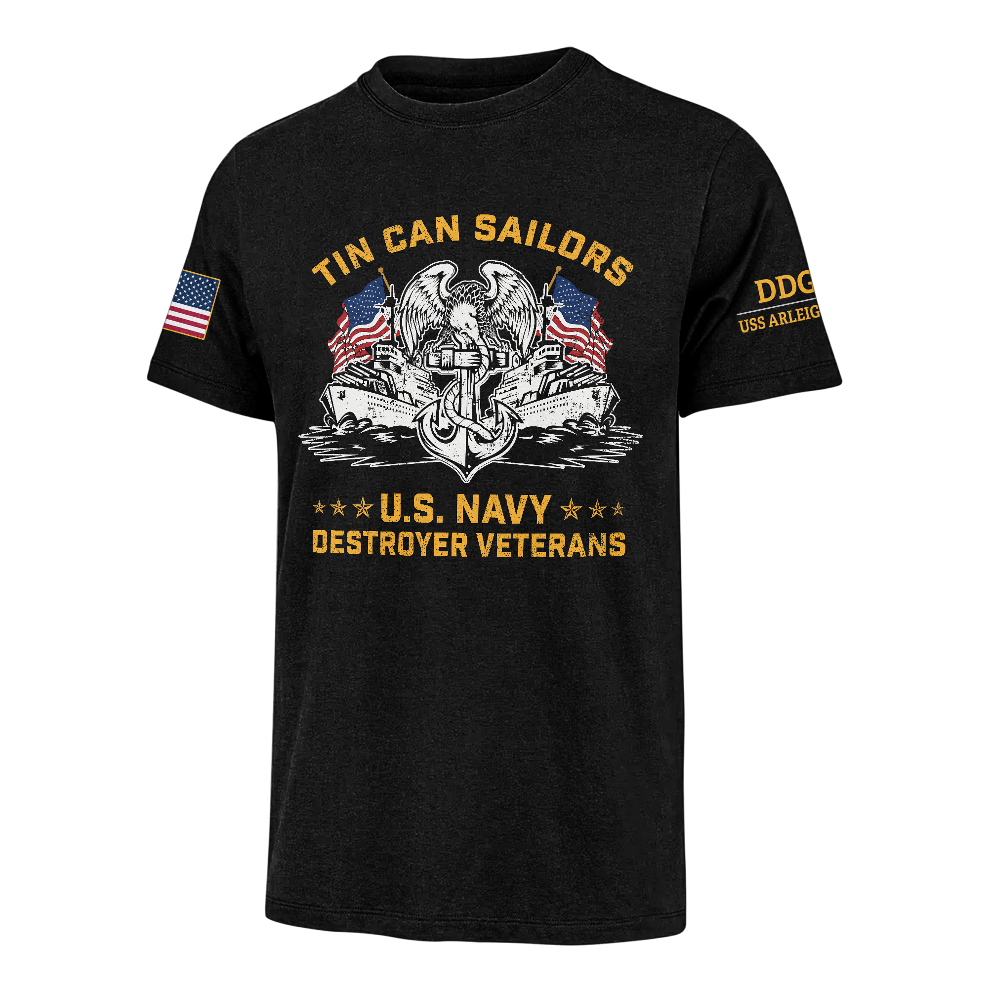 Personalizable Tin Can Sailors Classic T-shirt