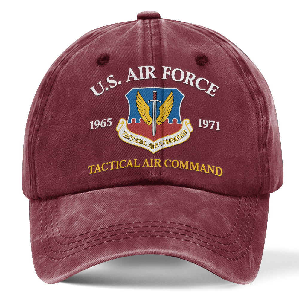 Personalizable Air Force Washed Cap