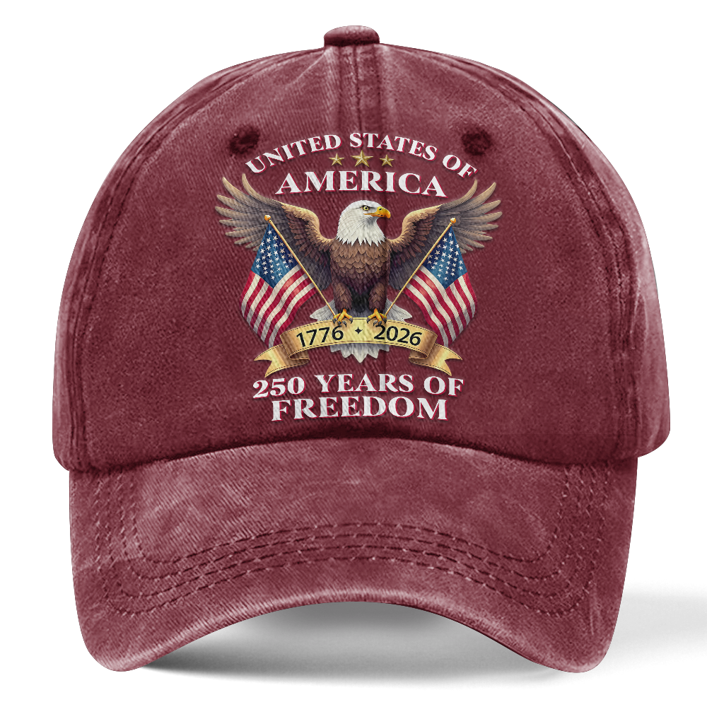 America 250th Anniversary Washed Cap