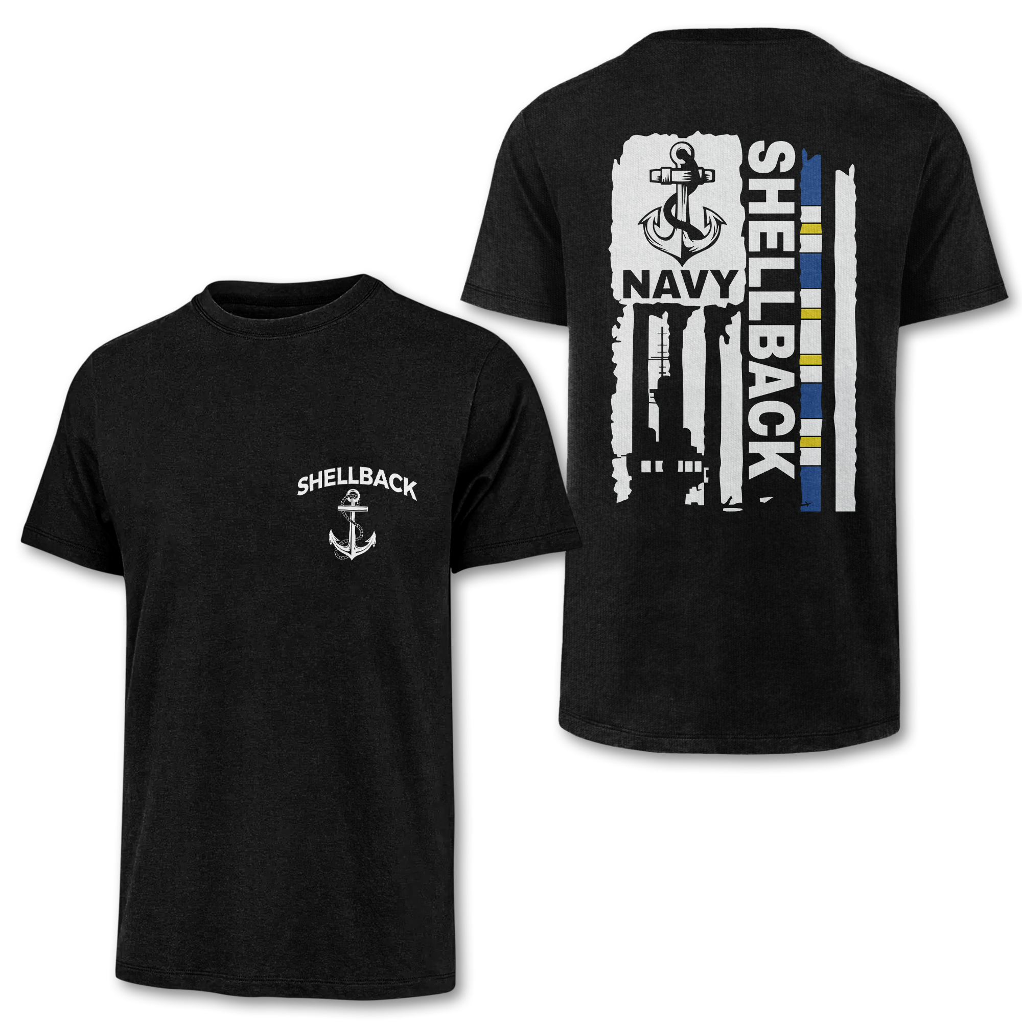 Shellback Ancient Order Of The Deep Double Side Classic T-shirt