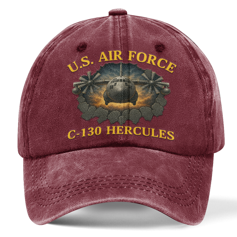 Personalizable Air Force Washed Cap
