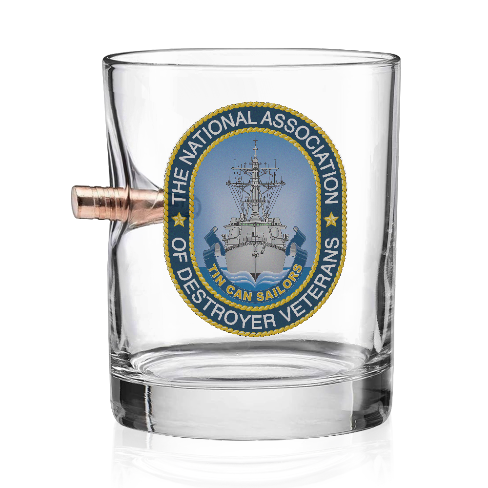 Personalizable Tin Can Sailors Bullet Whiskey Glass