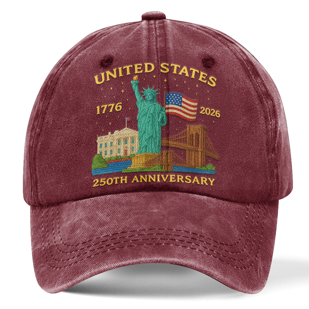 America 250th Anniversary Washed Cap