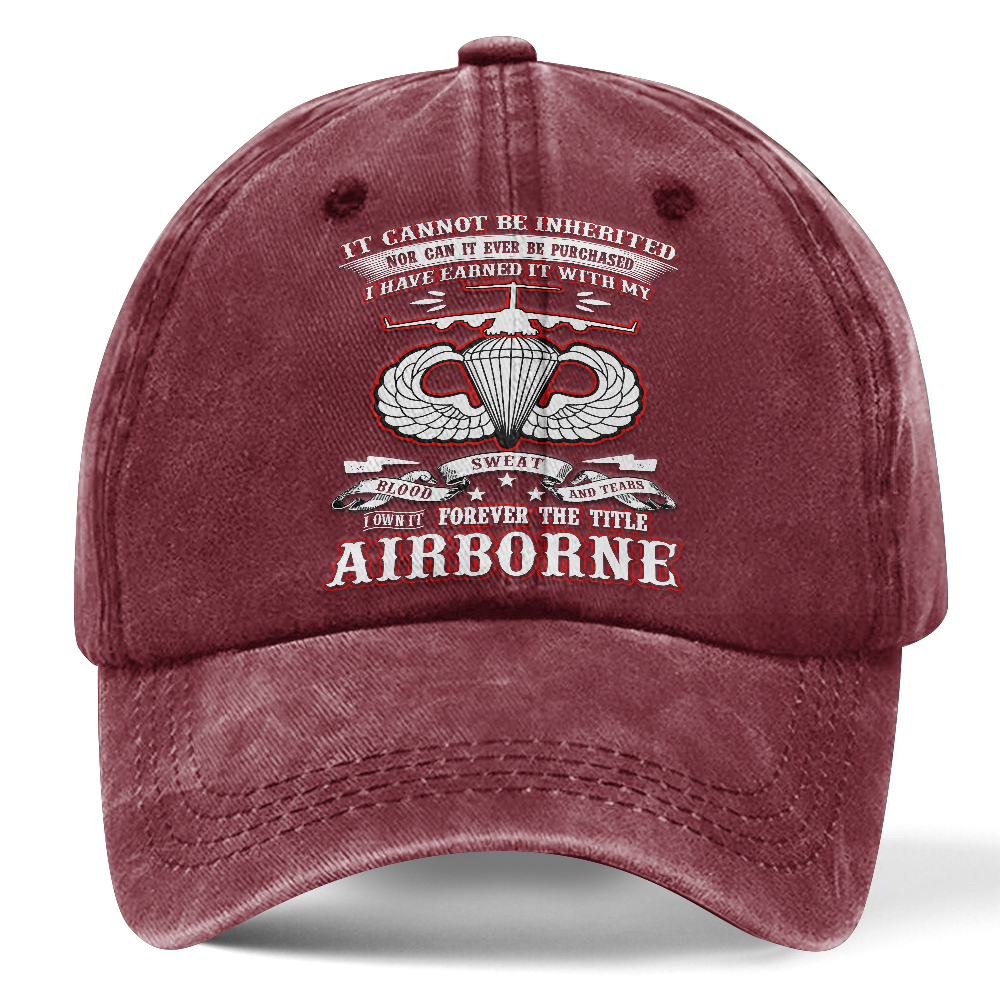 Airborne I Own Forever The Title Washed Cap