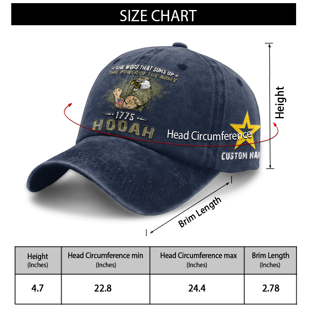 Personalizable The Power Of The Army Washed Cap