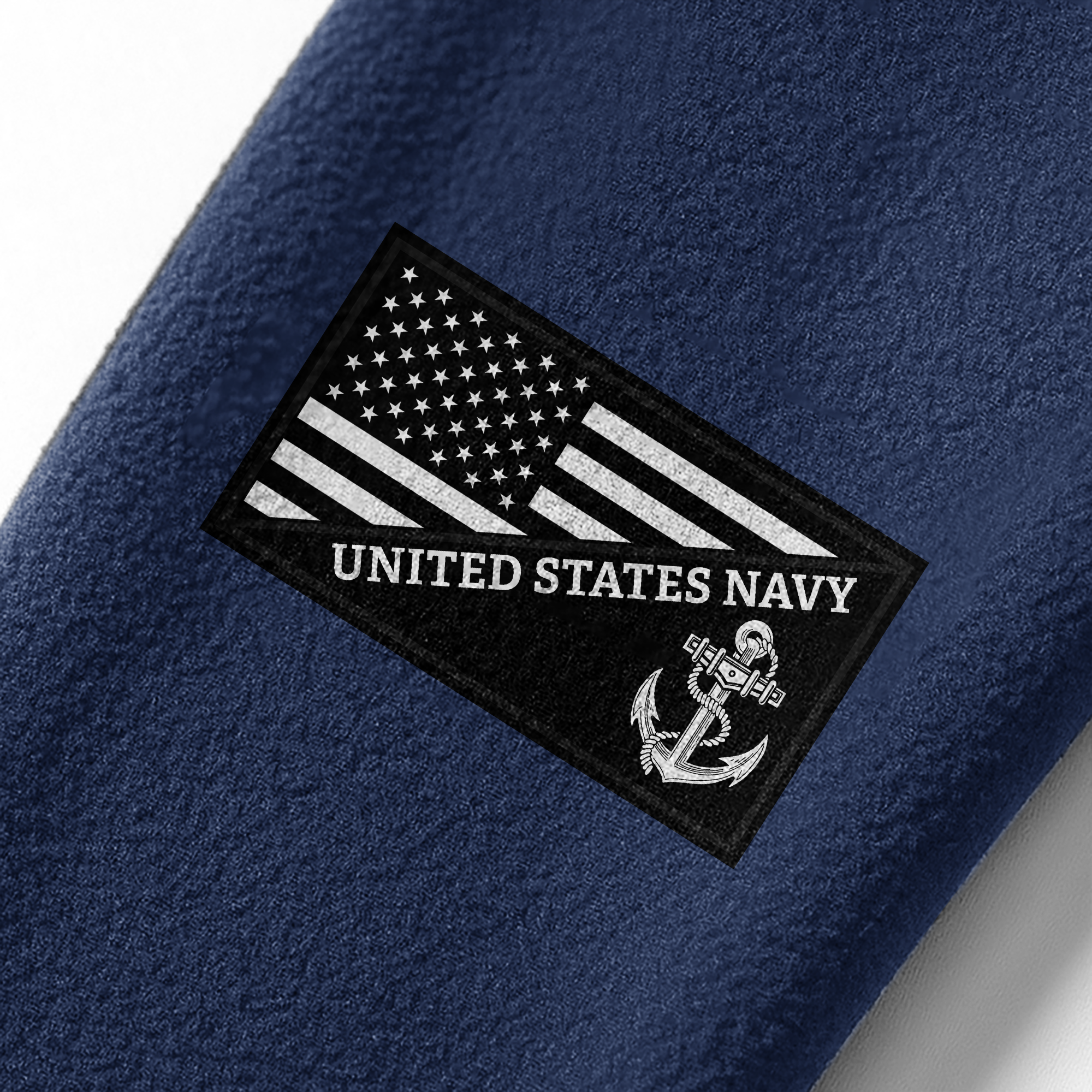 Personalizable Navy Ship Half-Zip Raglan Sweatshirt