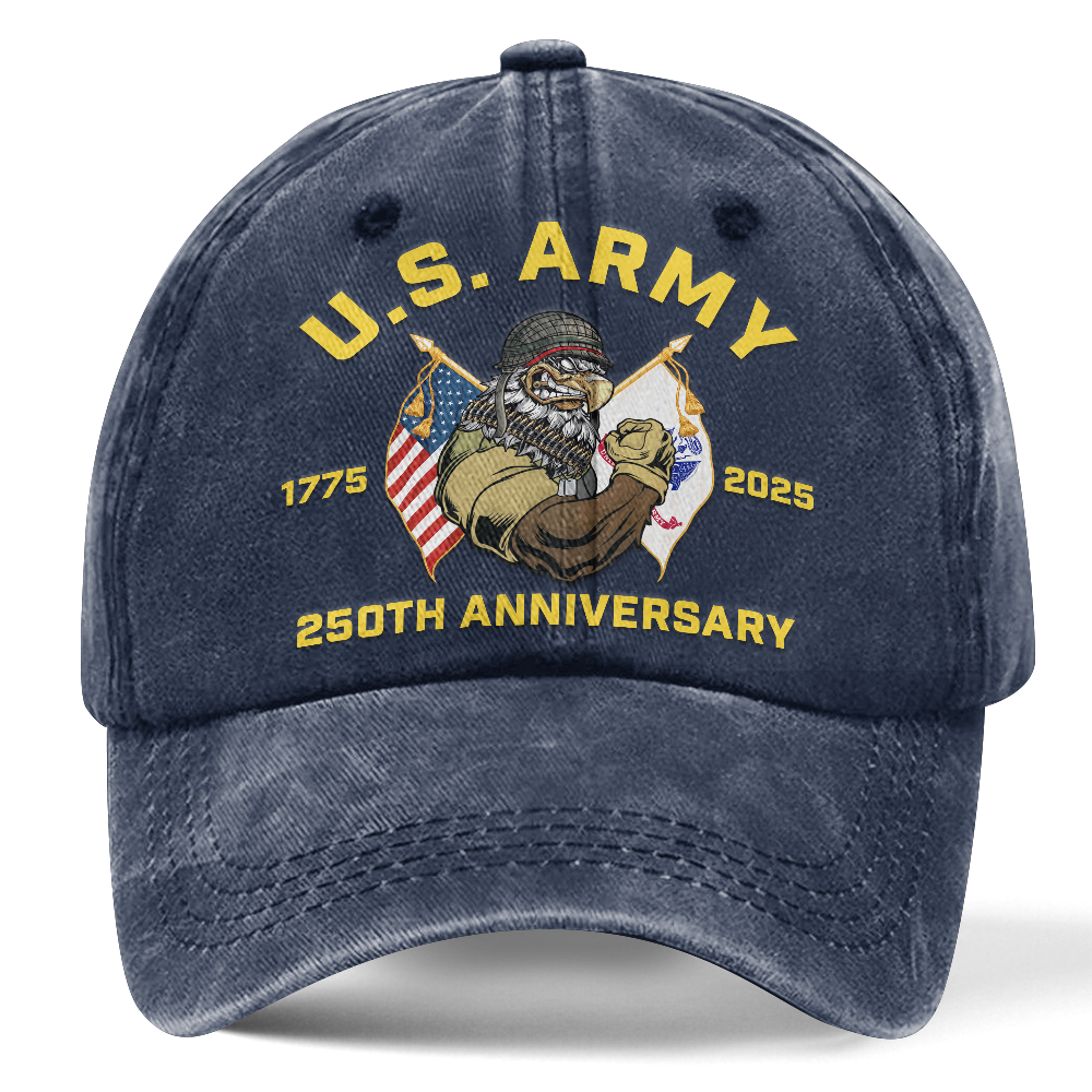 Army 250th Anniversary Washed Cap