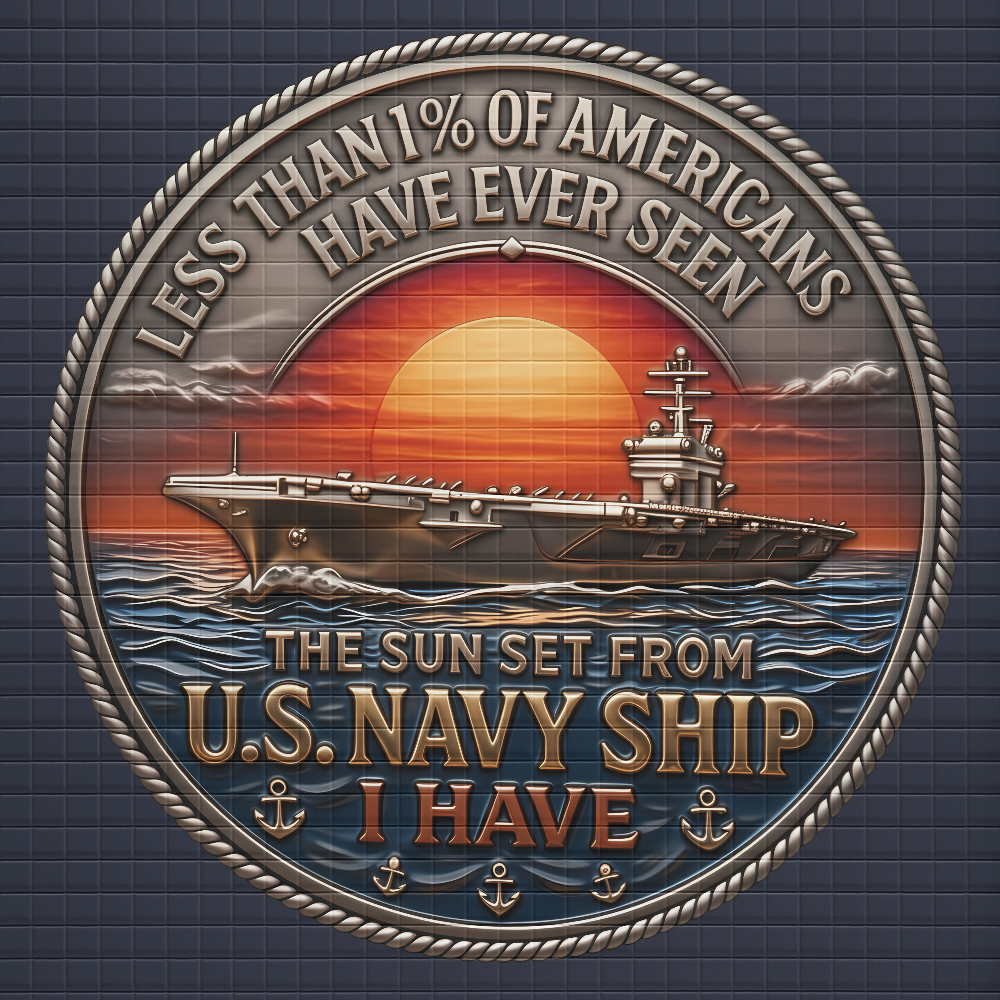 Personalizable Less Than 1% Navy Ship Waffle Hooded Jacket