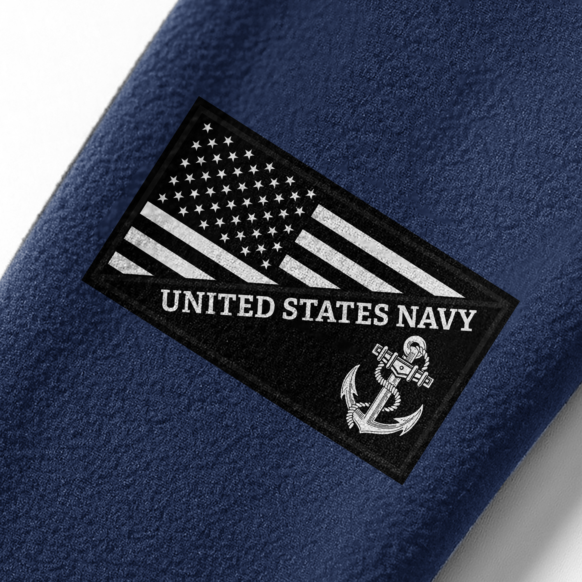 Navy Anchor Half-Zip Raglan Sweatshirt