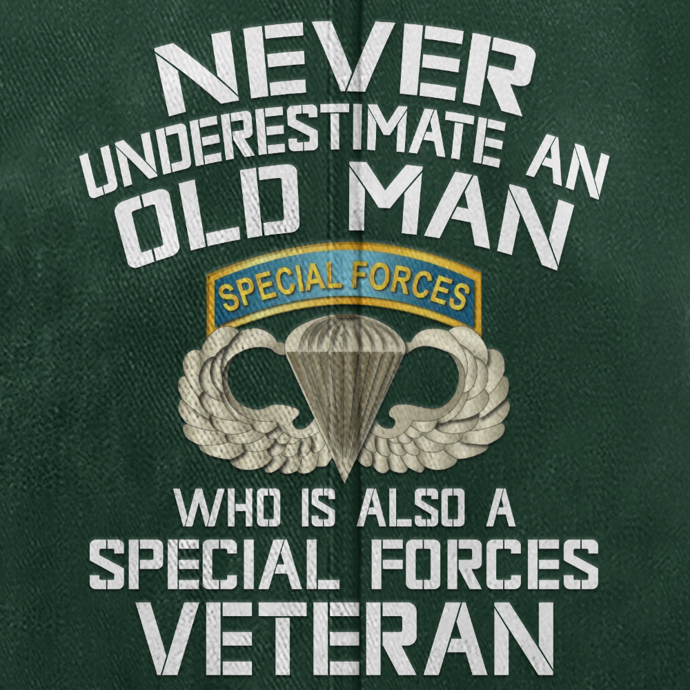 Personalizable Special Forces Washed Cap