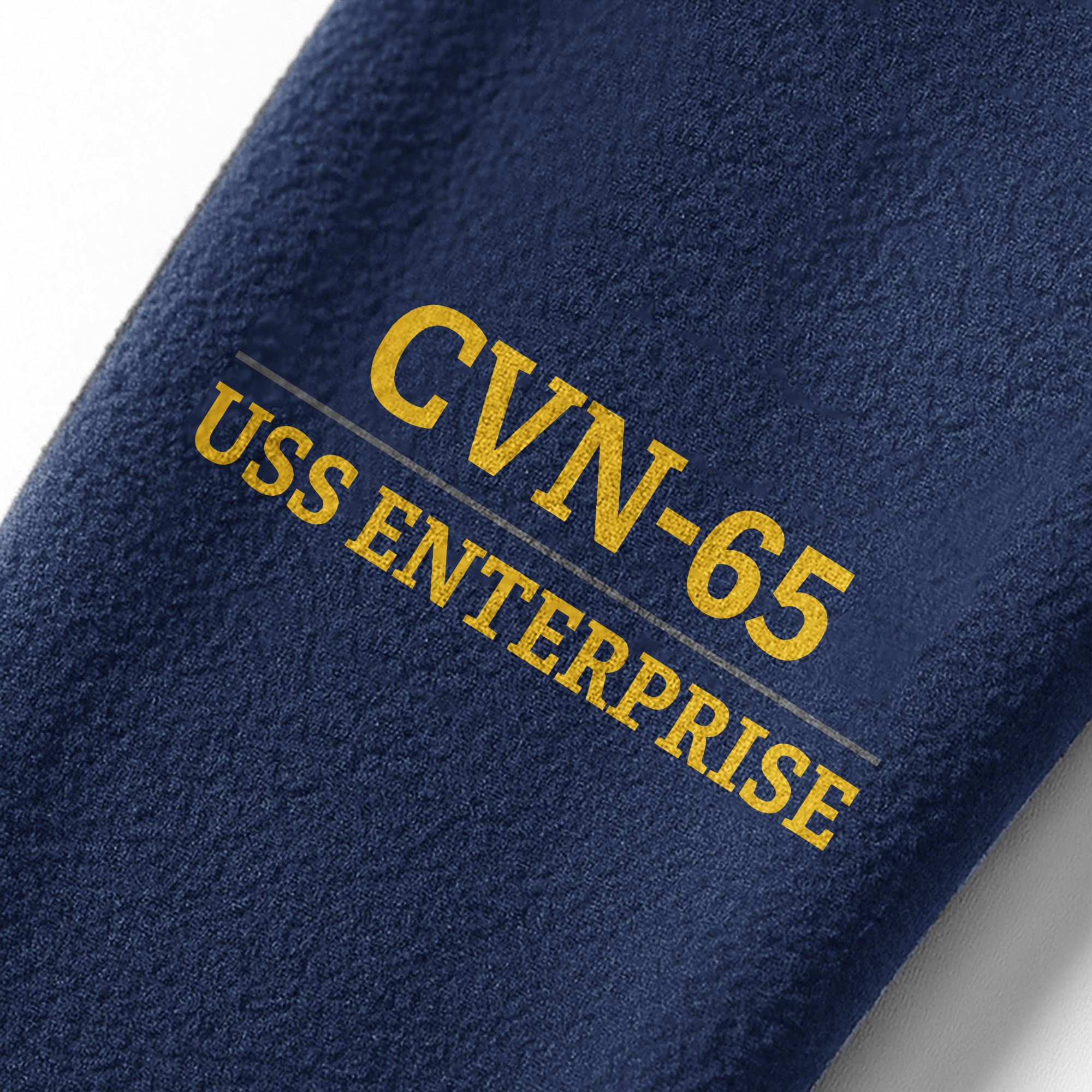 Personalizable Navy Ship Half-Zip Raglan Sweatshirt